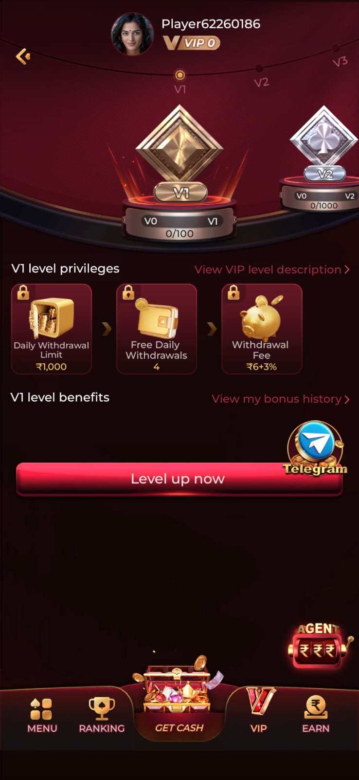 IV7 App home screen displayed on a smartphone
